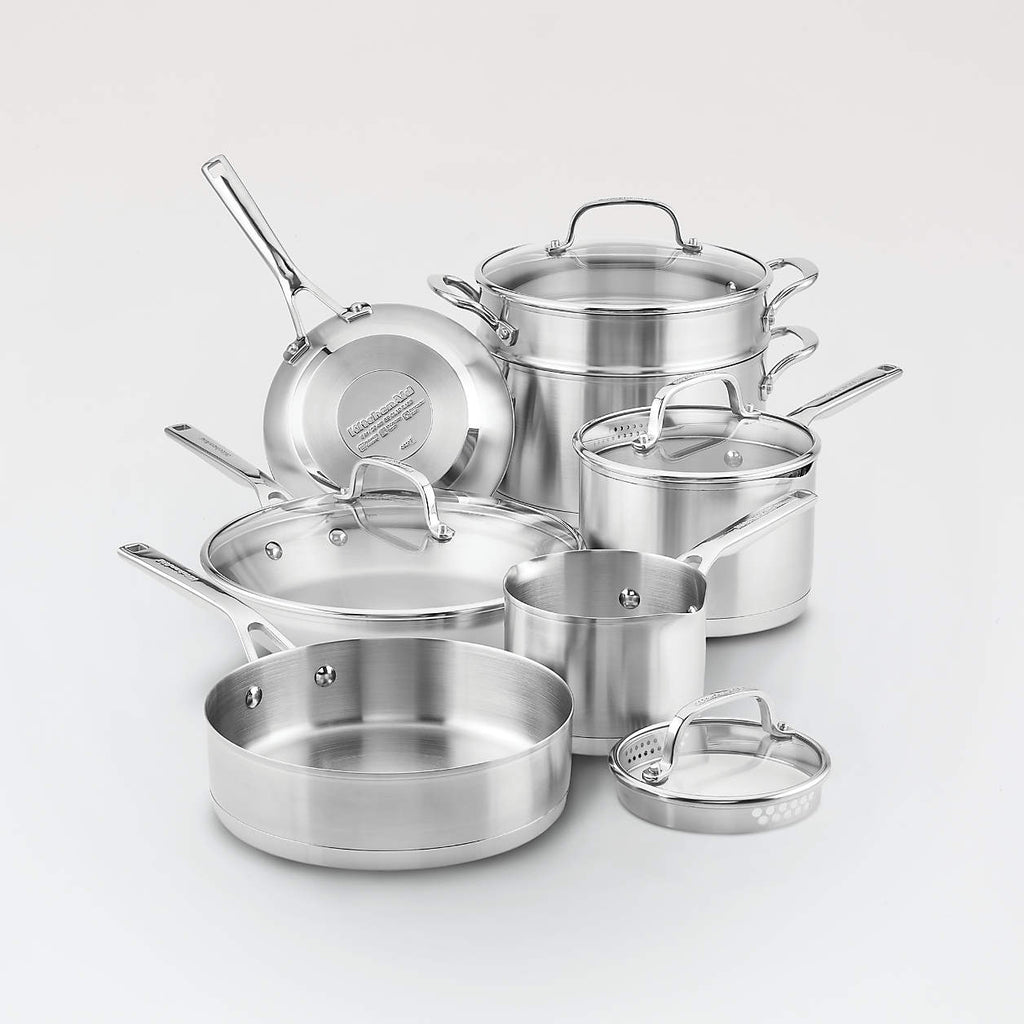 KitchenAid ® Stainless Steel 11-Piece Cookware Set