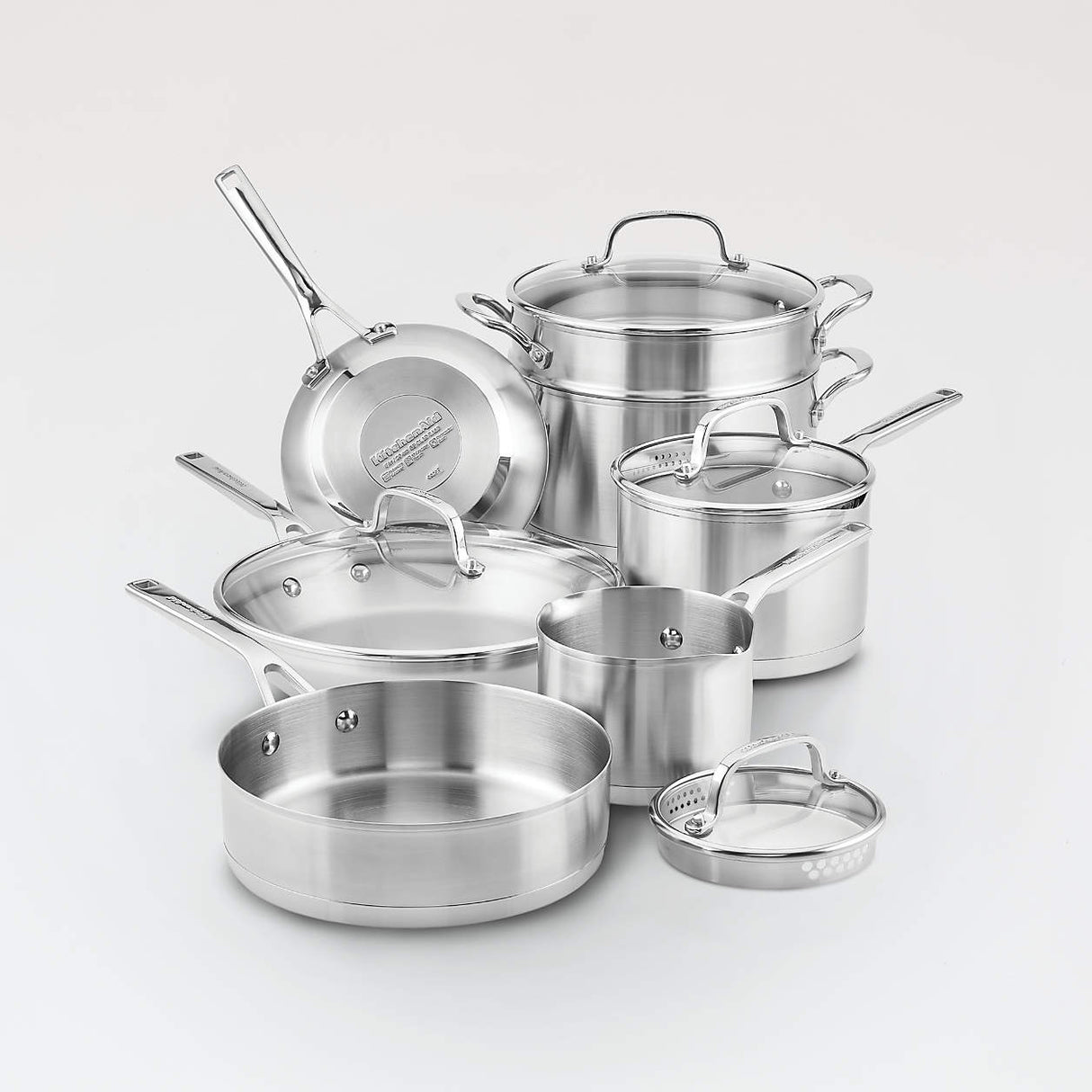 KitchenAid ® Stainless Steel 11-Piece Cookware Set
