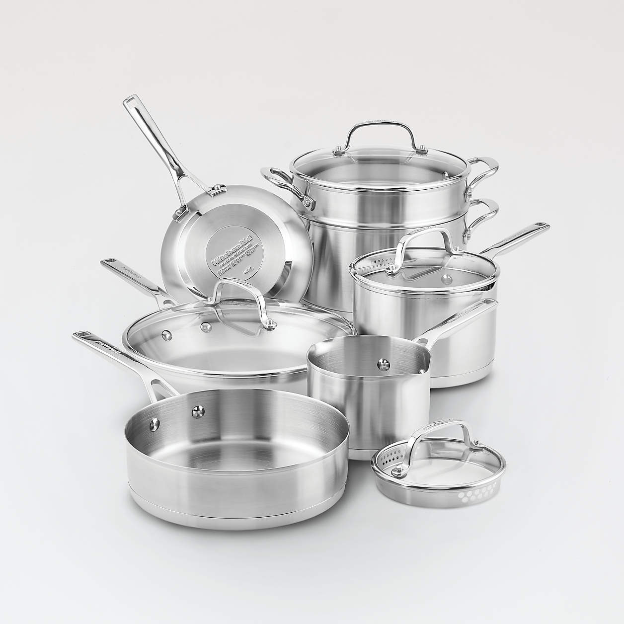 KitchenAid ® Stainless Steel 11-Piece Cookware Set