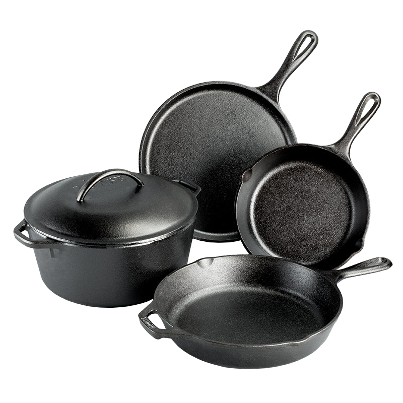 Seasoned Cast Iron 5 Piece Set