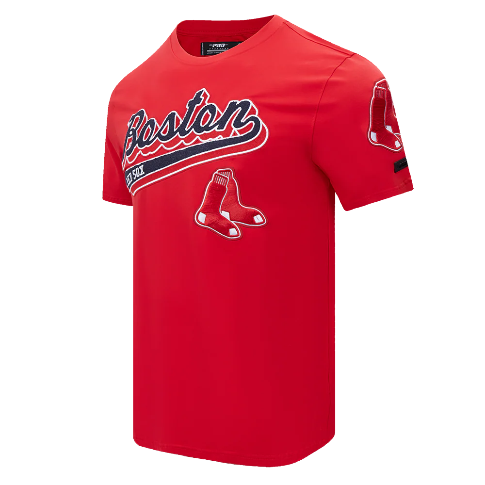 MLB BOSTON RED SOX SCRIPT TAIL MEN'S TOPS  XL