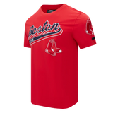 MLB BOSTON RED SOX SCRIPT TAIL MEN'S TOPS  XL