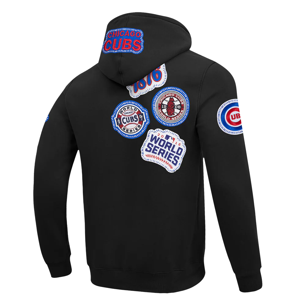 MLB CHICAGO CUBS DIY PICK STITCH MEN'S DK PO HOODIE Size XXL