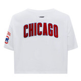 MLB CHICAGO CUBS CLASSIC WOMEN'S BOXY TOP-MED