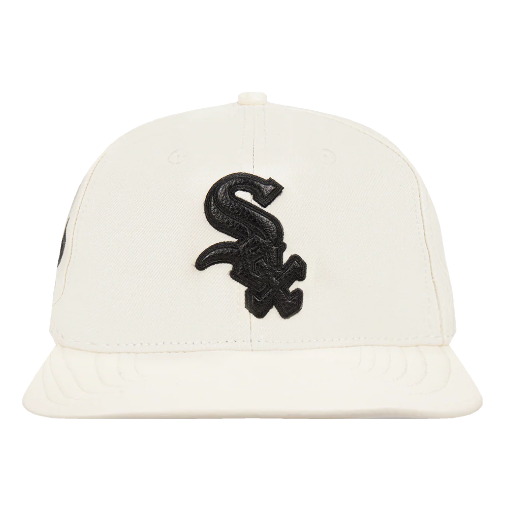 PRO STANDARD - MLB CHICAGO WHITE SOX TRIPLE TONAL PRIMARY LOGO STRAPBACK HAT - EGGSHELL - OS
