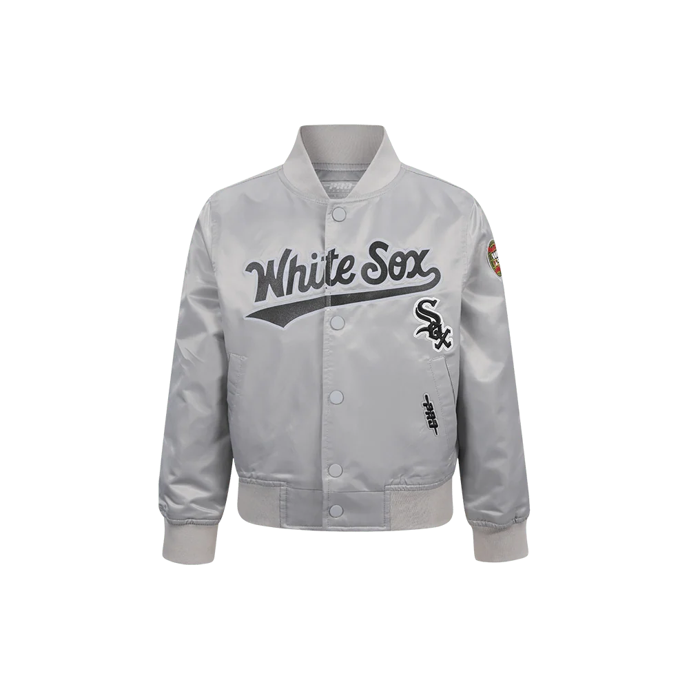 MLB CHICAGO WHITE SOX CLASSIC LITTLE BOY'S SATIN JACKET - 7