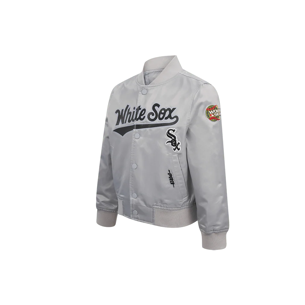 MLB CHICAGO WHITE SOX CLASSIC LITTLE BOY'S SATIN JACKET - 7