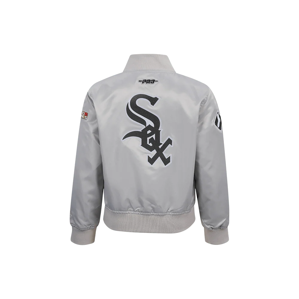 MLB CHICAGO WHITE SOX CLASSIC LITTLE BOY'S SATIN JACKET - 7