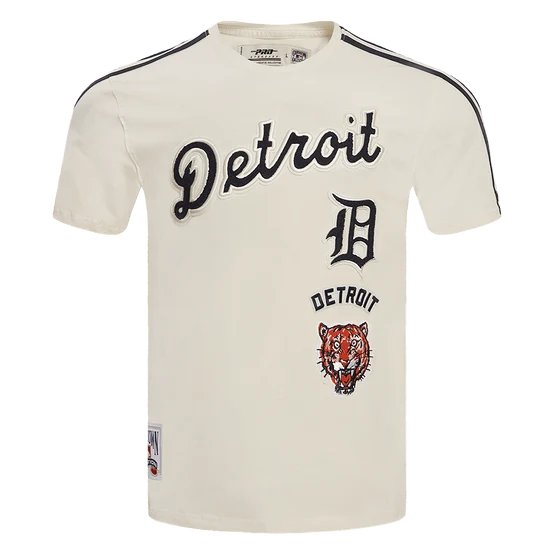 MLB DETROIT TIGERS RETRO CLASSICS MEN'S STRIPED TOP - L