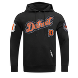 MLB DETROIT TIGERS DIY PICK STITCH MEN'S DOUBLE KNIT PULLOVER HOODIE- SIZE: LG