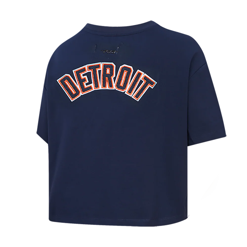 MLB DETROIT TIGERS CLASSIC WOMEN'S BOXY TOP-XL