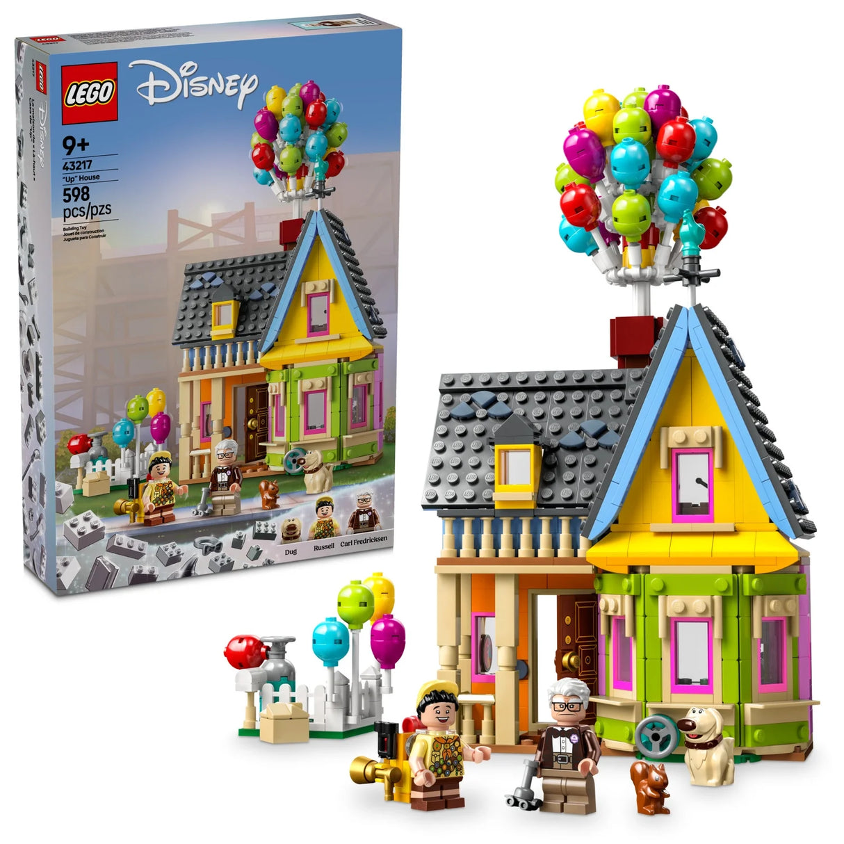 LEGO Disney and Pixar ‘Up’ House, Classic Disney Celebration Building Toy Set for Kids and Movie Fans Ages 9 and Up, A Fun Gift for Disney Fans and Anyone Who Loves Creative Play, 43217(New Open Box)