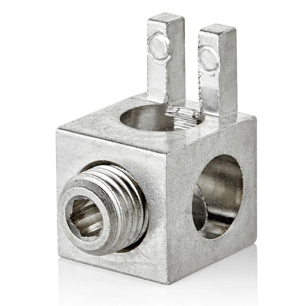 Leviton Field-Installable Neutral Feed-Thru Lug, 4 – 2/0 AWG, LL420 - 10 Pack