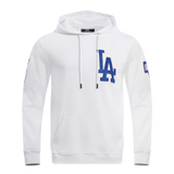 PRO STANDARD - LG MEN'S MLB LOS ANGELES DODGERS - CLASSIC CHENILLE PULLOVER HOODIE - WHITE
