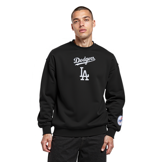 MLB LOS ANGELES DODGERS WINGSPAN MEN'S DROP SHOULDER FLC CREWNECK 3XL