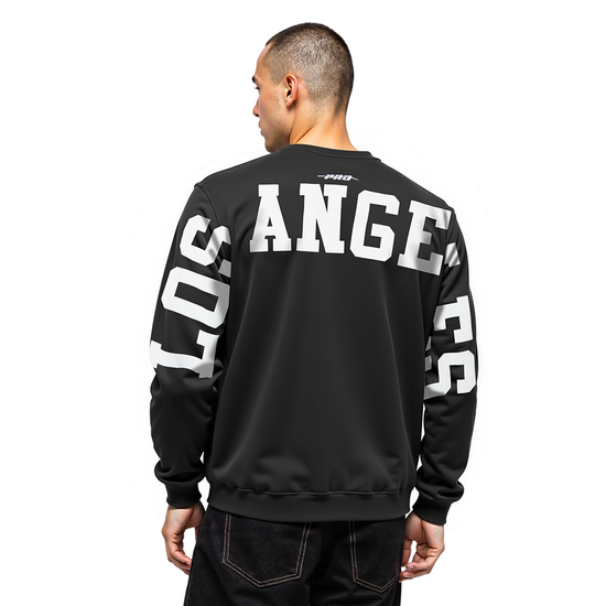 MLB LOS ANGELES DODGERS WINGSPAN MEN'S DROP SHOULDER FLC CREWNECK 3XL