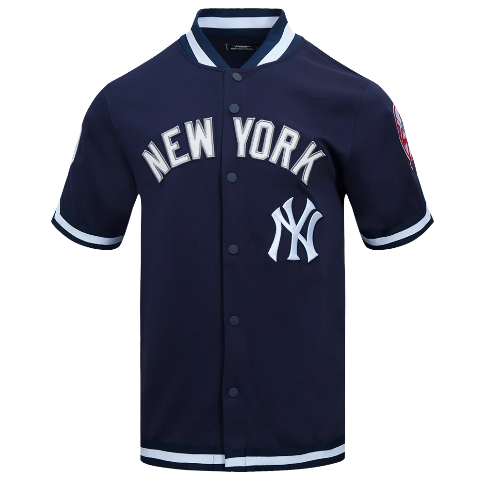 PRO STANDARD - MLB NEW YORK YANKEES CLASSIC MEN'S WARM UP JACKET - MIDNIGHT NAVY - XL