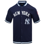 PRO STANDARD - MLB NEW YORK YANKEES CLASSIC MEN'S WARM UP JACKET - MIDNIGHT NAVY - XL