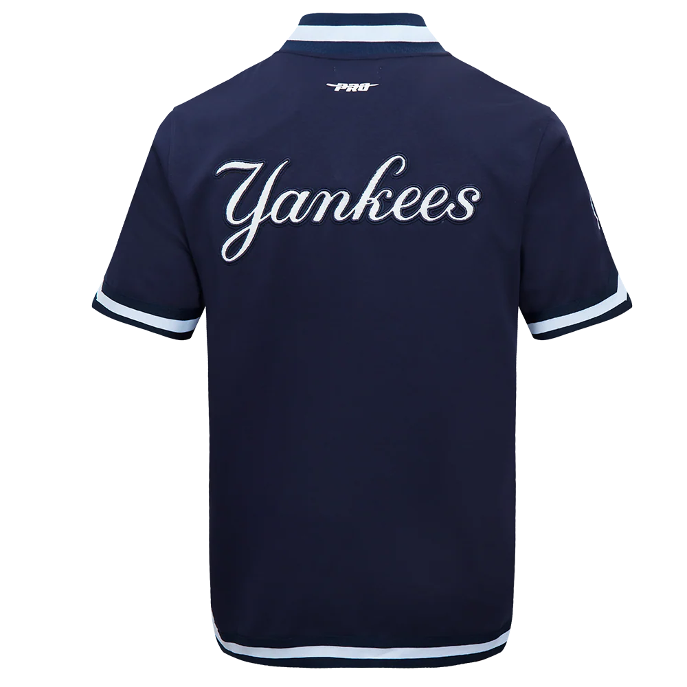 PRO STANDARD - MLB NEW YORK YANKEES CLASSIC MEN'S WARM UP JACKET - MIDNIGHT NAVY - XL