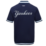 PRO STANDARD - MLB NEW YORK YANKEES CLASSIC MEN'S WARM UP JACKET - MIDNIGHT NAVY - XL