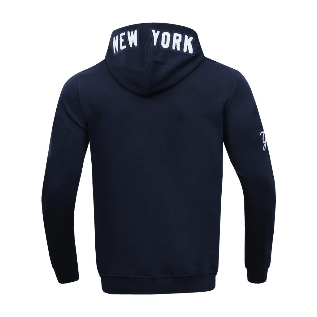 MLB NEW YORK YANKEES CLASSIC CHENILLE MEN'S PULLOVER HOODIE Size M