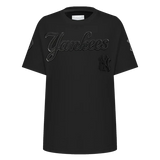 MLB New York Yankees Triple Black Big Boys Short Sleeve Top - Size M