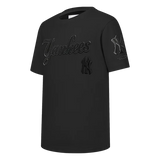 MLB New York Yankees Triple Black Big Boys Short Sleeve Top - Size M