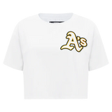 MLB OAKLAND ATHLETICS CITY RANSOM WOMEN'S SJ BOXY TEE-MED