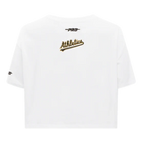 MLB OAKLAND ATHLETICS CITY RANSOM WOMEN'S SJ BOXY TEE-MED