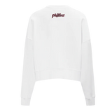MLB PHILADELPHIA PHILLIES RETRO CLASSIC WOMEN'S CREWNECK Size: Med
