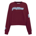 MLB PHILADELPHIA PHILLIES VARSITY BLUES WOMEN'S CREWNECK - L