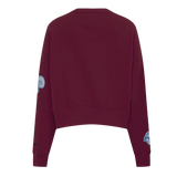 MLB PHILADELPHIA PHILLIES VARSITY BLUES WOMEN'S CREWNECK- SMALL