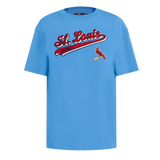 MLB ST. LOUIS CARDINALS SCRIPT TAIL WOMEN'S BOYFRIEND TOP- LG
