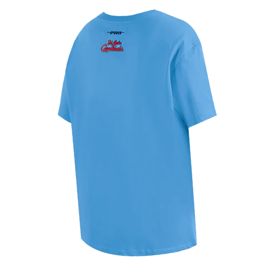 MLB ST. LOUIS CARDINALS SCRIPT TAIL WOMEN'S BOYFRIEND TOP- LG