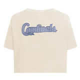 MLB ST. LOUIS CARDINALS VARSITY BLUES WOMEN'S BOXY TOP-MED