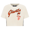 PRO STANDARD - SM WOMEN'S MLB SAN FRANCISCO GIANTS RETRO CLASSIC BOXY TOP - EGGSHELL
