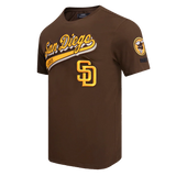 MLB SAN DIEGO PADRES SCRIPT TAIL MEN'S TOPS Size L