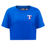 MLB TEXAS RANGERS CLASSIC WOMEN'S BOXY TOP Size L
