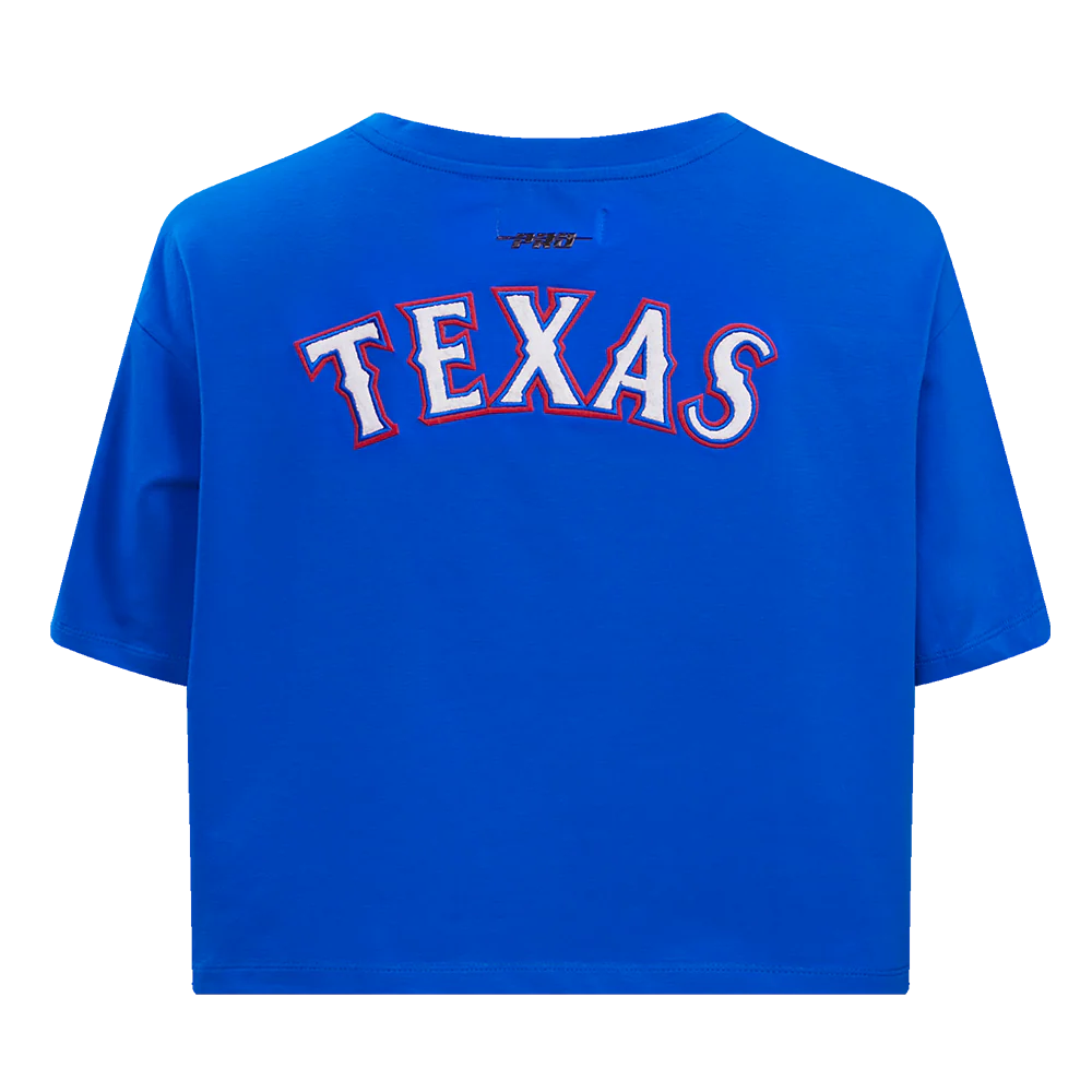 MLB TEXAS RANGERS CLASSIC WOMEN'S BOXY TOP Size L