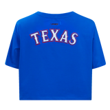 MLB TEXAS RANGERS CLASSIC WOMEN'S BOXY TOP Size L