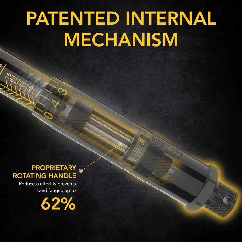 LEXIVON - 3/8-Inch Drive Click Torque Wrench 10~80 Ft-Lb/13.6~108.5 Nm - Model: LX-182