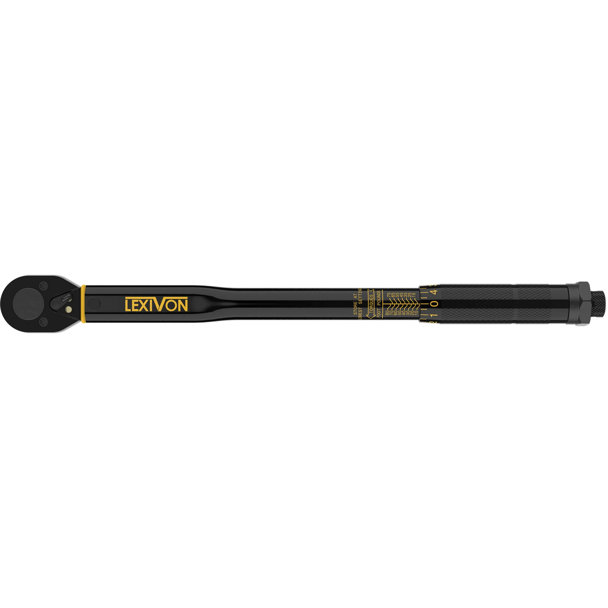 LEXIVON - 3/8-Inch Drive Click Torque Wrench 10~80 Ft-Lb/13.6~108.5 Nm - Model: LX-182
