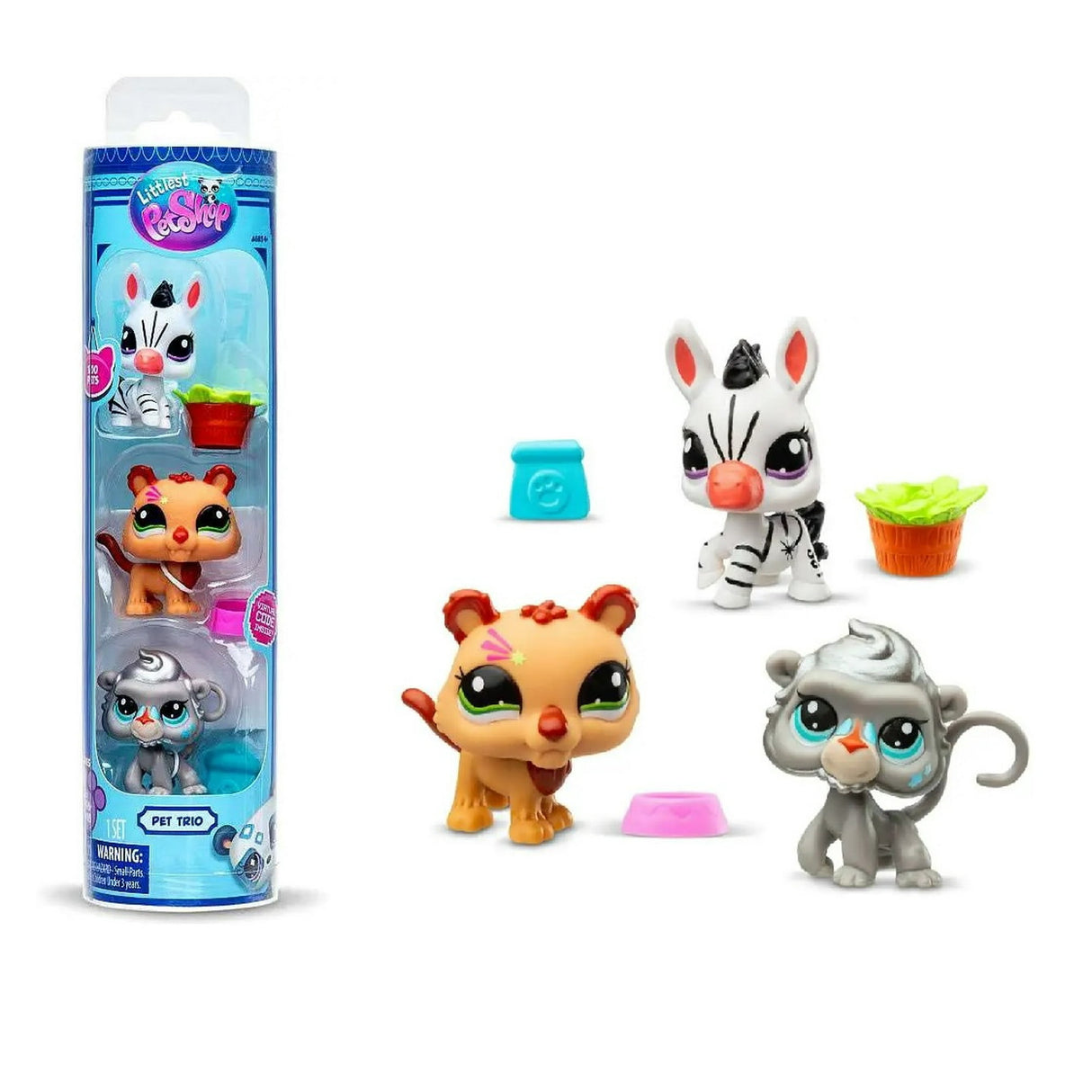 Littlest Pet Shop Generation 7 Pet Trio Zoo Pets Mini Figure 3-Pack