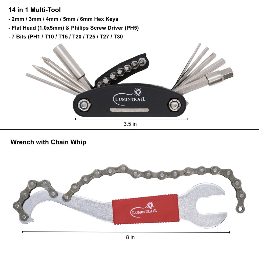 LUMINTRAIL Bicycle Tool Kit, 38pcs