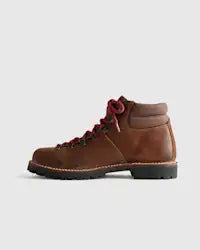 Quince Crafted Leather/ Waterproof Hiking Boot/ Burnt Timber/ Men's 8