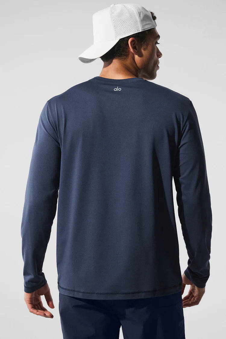 Conquer Reform Crewneck Long Sleeve - Navy - Large