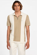 Guess Humphrey Zip Polo- Color: Desert Mud- Men's Lg