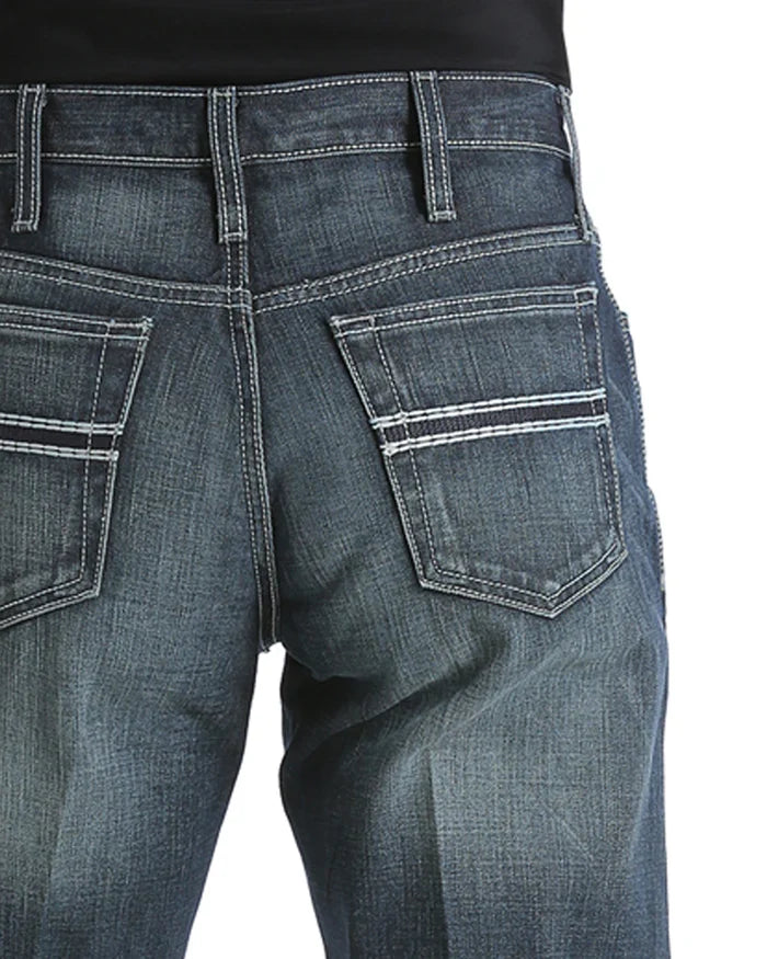 Cinch Men's White Label Jeans 34x32, Dark Wash
