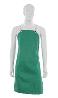TRUST PROTECTION - Green Cotton Welding Apron - 9 Ounce Green Finish Cotton - 24 Inch x 36 Inch Length