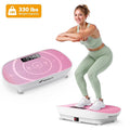 MERACH Compact Vibrating Plate Muscle Toner, Whole Body Vibration Plate - Pink